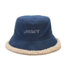 UNIQ Denim Both Sides Wear Wide Brim Outdoor Bucket Hat for Women and Men